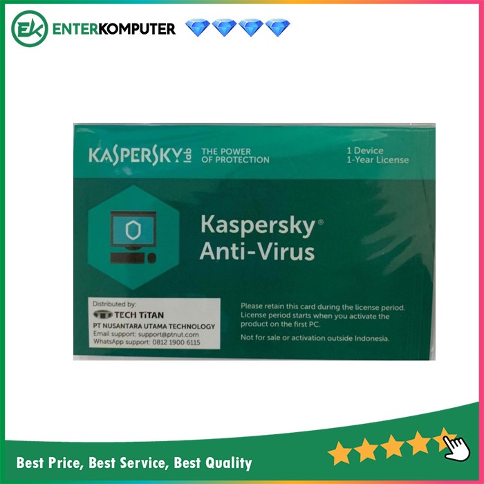 Kaspersky Antivirus 2019 - 1 User