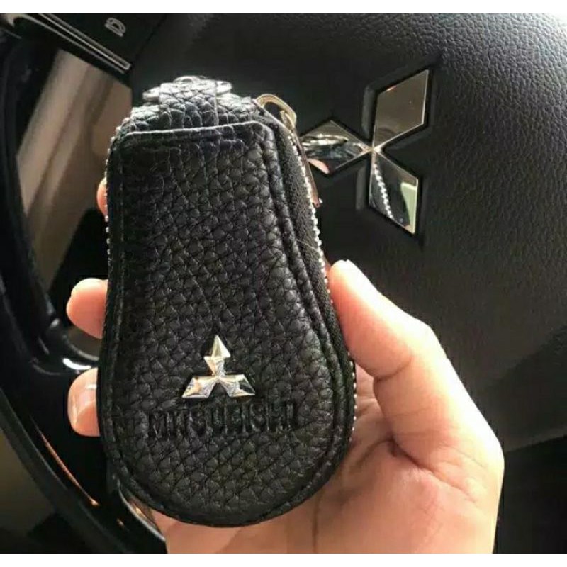 Dompet STNK MOBIL/MOTOR Gantungan Kunci Kulit Sintetis Kualitas Premium