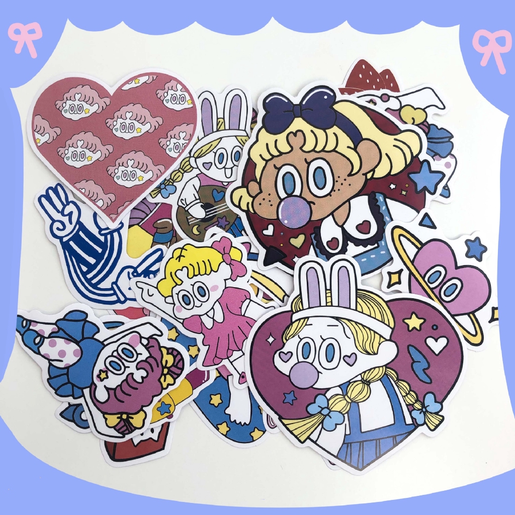 Stiker Lucu Anak Perempuan