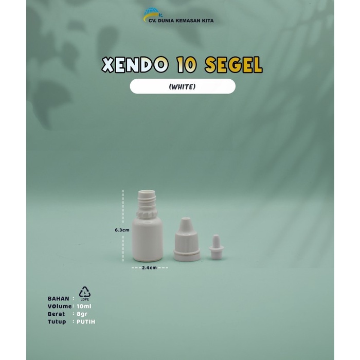 Botol Xendo - 1 pcs - Botol Obat Tetes Mata 10 ml
