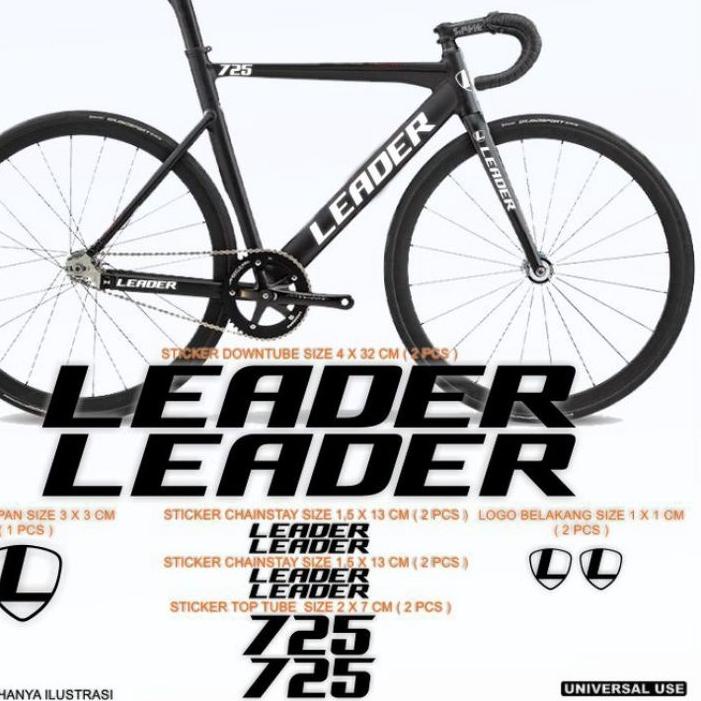 Terlaris» Stiker sepedah/stiker frame sepedah/cutting stiker sepedah fixie LEADER ㅂ