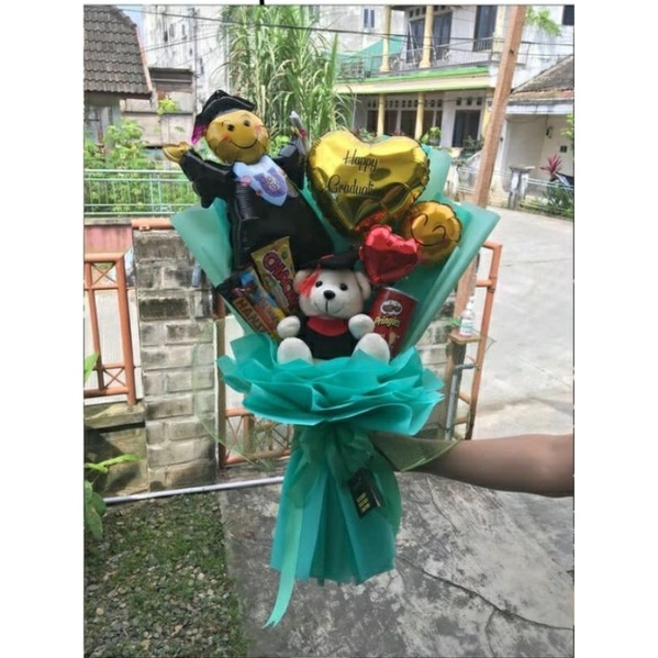 

buquet balon boneka/buket Snack/buket ultah/ buket murah