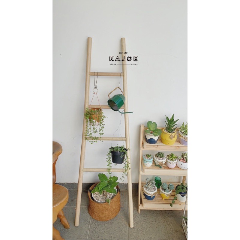 Produsen Tangga Kayu Dekorasi  Wood Ladder Decor Shopee 