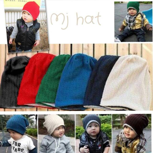 ♥BabyYank♥ Kupluk MJ bolak balik size 1-5 thn