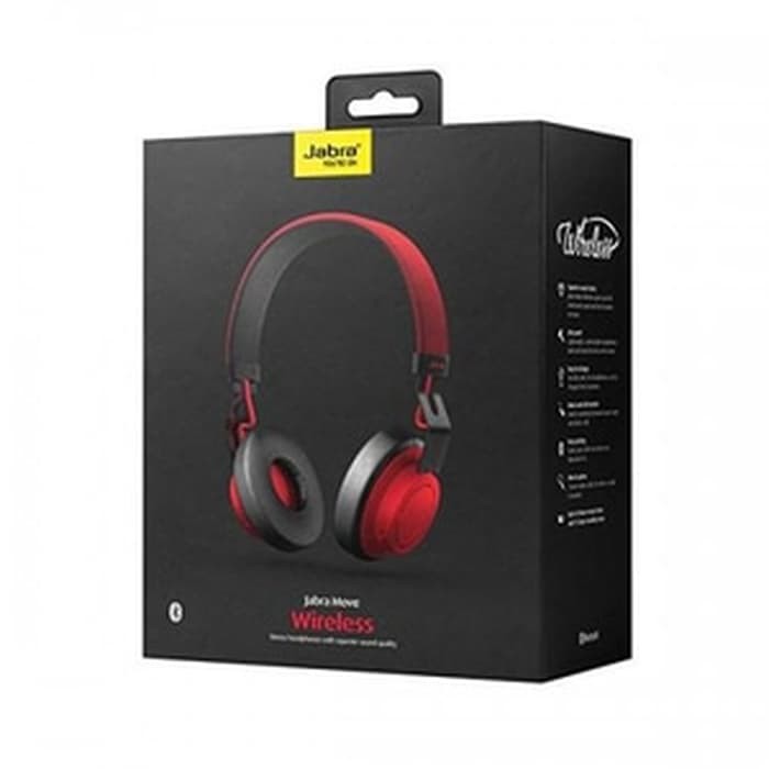 Promo JABRA BLUETOOTH MOVE RED GARANSI RESMI JABRA INDONESIA 100% ORIGINAL