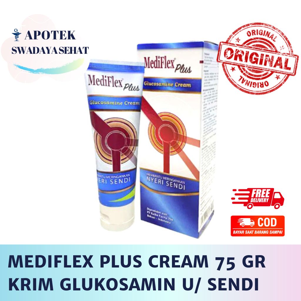 MEDIFLEX PLUS Cream 75 Gr - BIASA 30GRAM Krim Glucosamine Untuk Nyeri Sendi Glukosamin