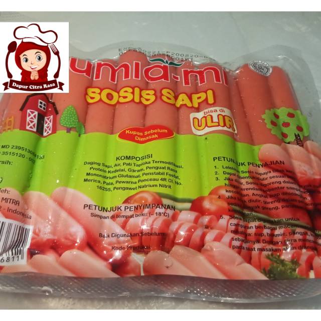 

Sosis Sapi Umia-mi 500gram