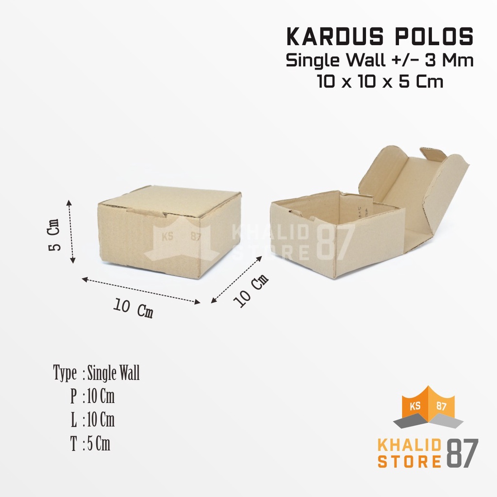

Kardus packing ukuran 10x10x5cm kardus polos dus box packing termurah