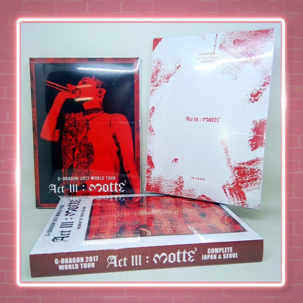 gdragon act III motte album concert