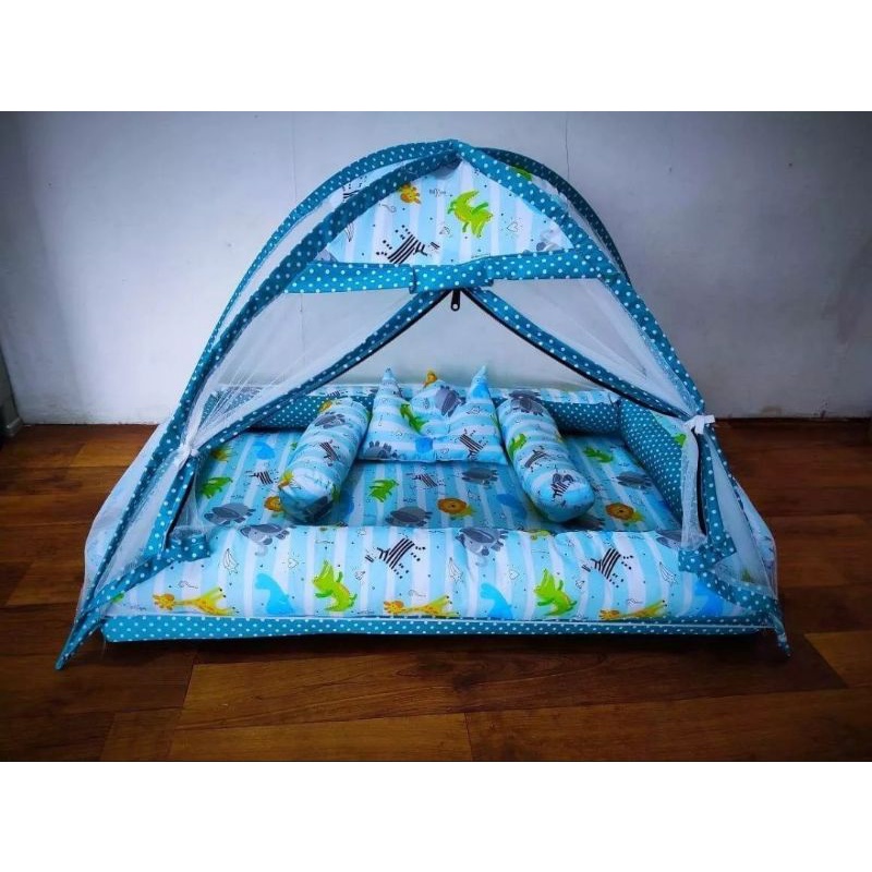 Set kasur bayi / kasur kelambu bayi / kasur tenda bayi