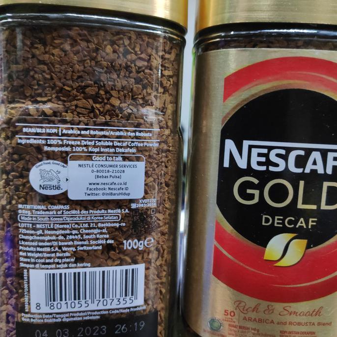 

Limited Nescafe Gold Blend Decaf Hemat