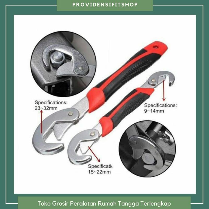 Snap N Grip / Kunci Inggris Serbaguna 2 pcs