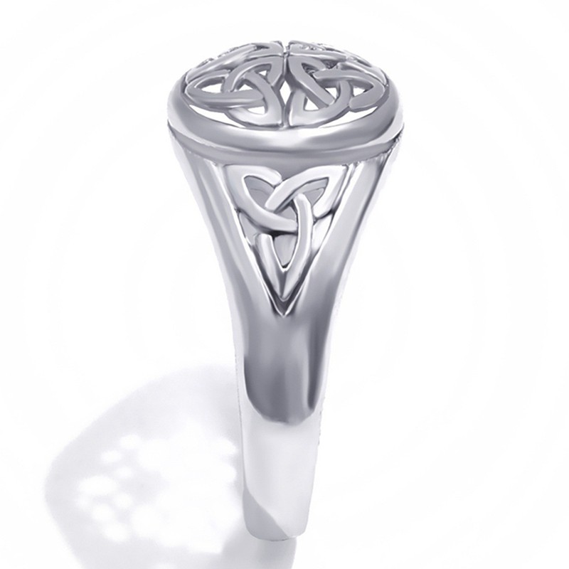 Classic Fashion 925 Sterling Silver Celtic Knot Ring Anniversary Ring Fashion Viking Jewelrysize 5-1