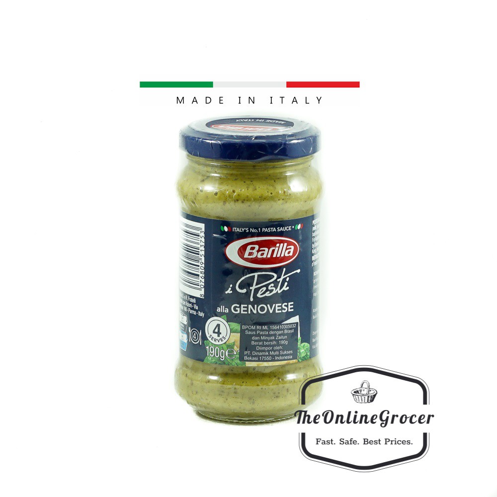 Barilla Pesti alla Genovese/Saus Pesto ala Genovese 190ml