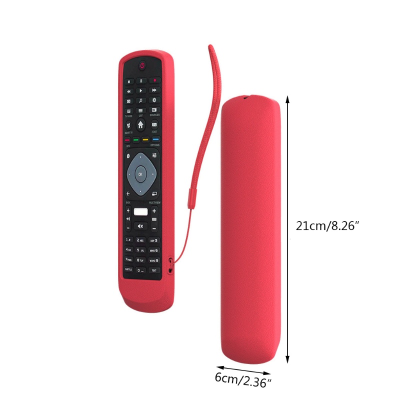 Case Pelindung Bahan Silikon Untuk Remote Philips Tv Netflix Hof16H303Gpd24