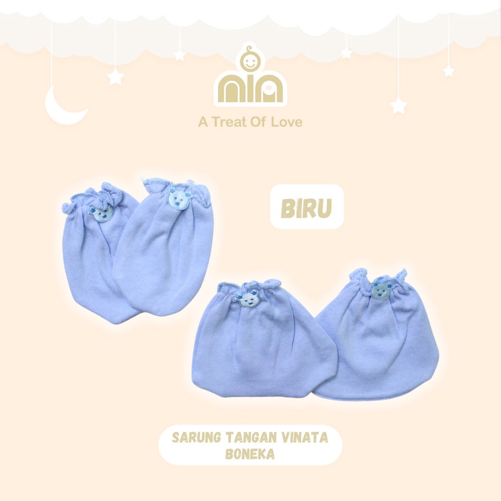 3PCS Sarung tangan kaki bayi vinata boneka-sarung tangan vinata boneka lucu