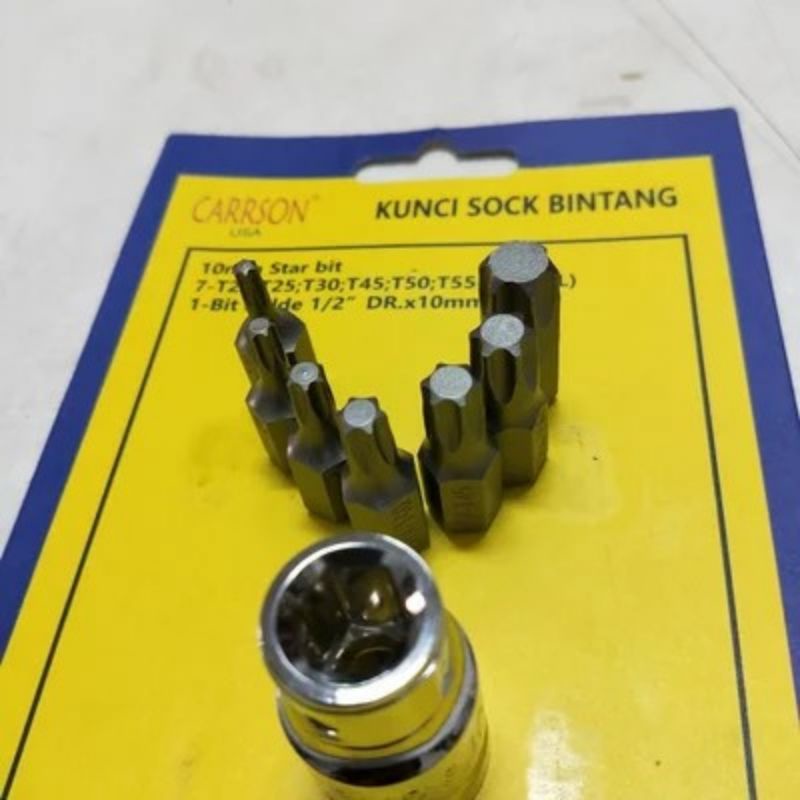 Kunci shock L Bintang - Kunci sok L Bintang star bit - Kunci L Bintang