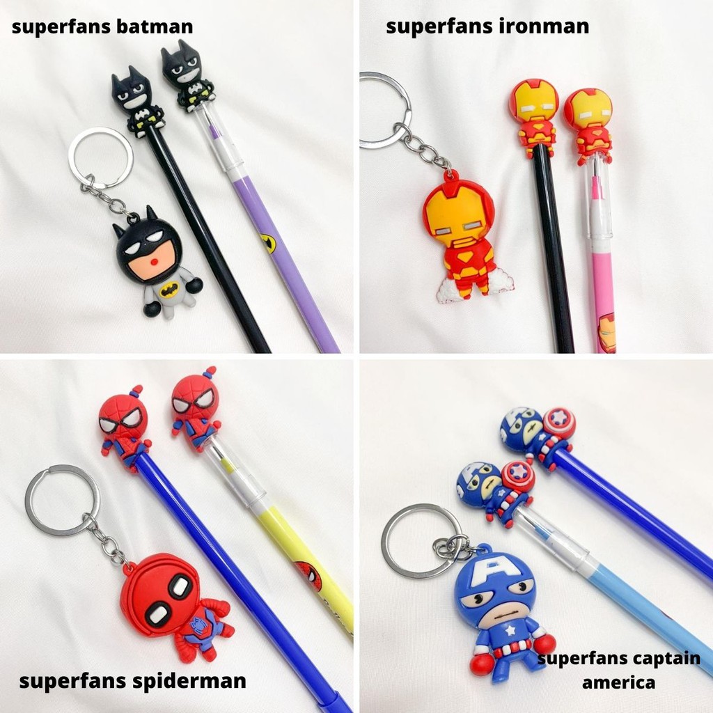 

Paket Alat Tulis Avengers Sepaket Isi 3 Pcs KADO UNIK TERBARU COD