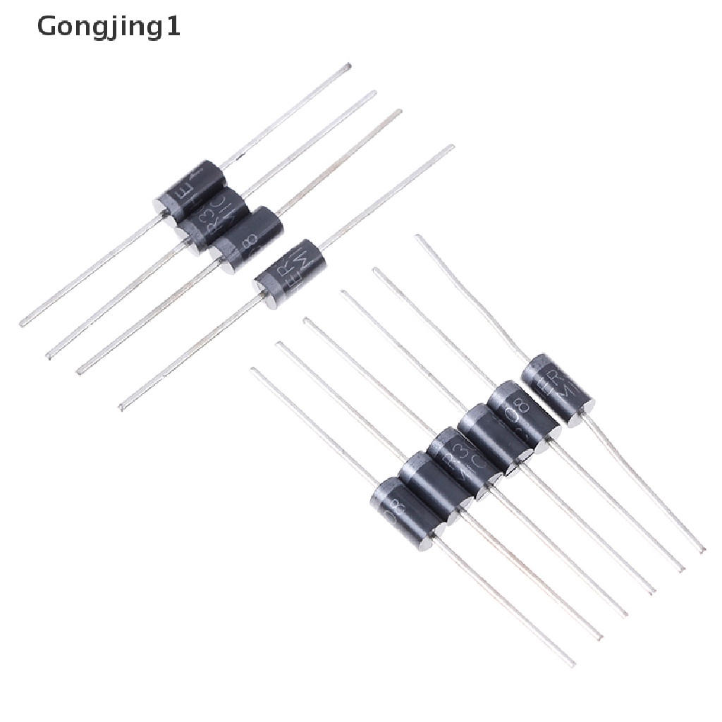 Gongjing1 10pcs Her308 Her 308 Rectifier Diode 3a 1000v Do-27