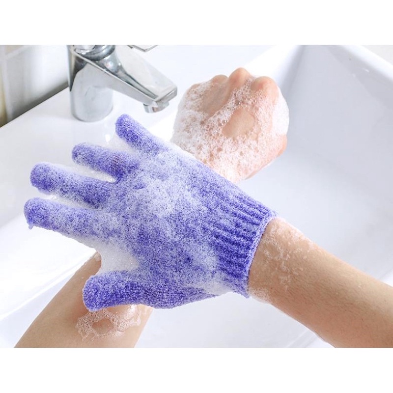 1pcs Five Fingers Bath Gloves Exfoliating Bath Shower Gloves Bath Towel Artifact Moroccan Hammam Exfoliating Mitt Kessa