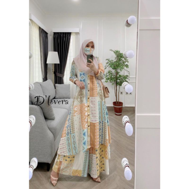 setelan kulot Maurel 2 ori by D'lovera