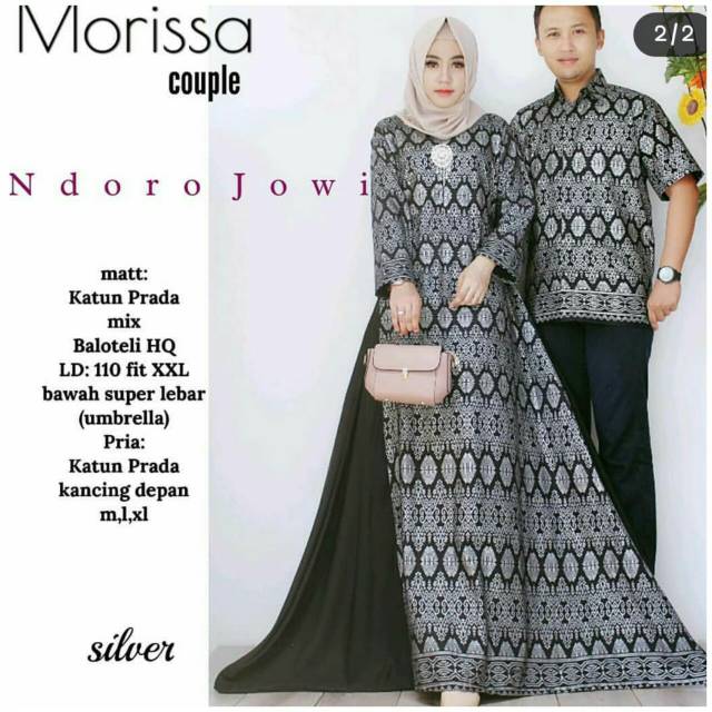 Morissa couple ORI Ndoro Jowi best seller [ silver - gold ]