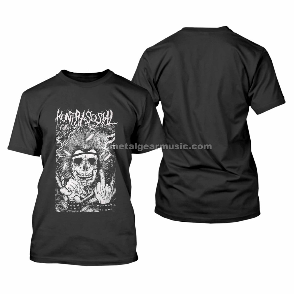 Metalgear Music Original Tshirt Kontrasosial - Noise Baju Kaos