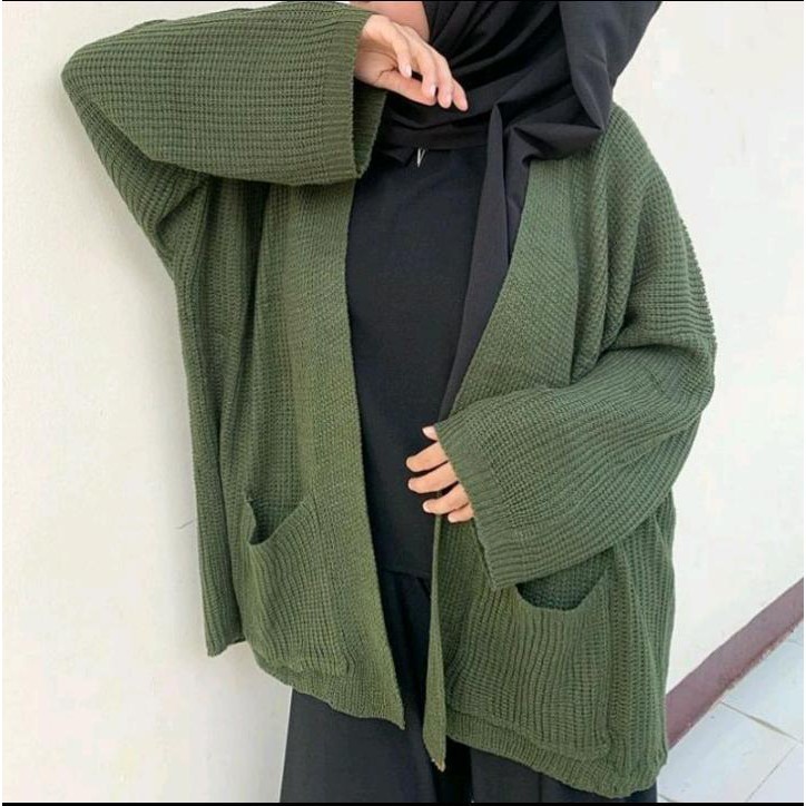 [BEST SELLER] CARDIGAN RAJUT OVERSIZE JUMBO BIG SIZE - BISA COD