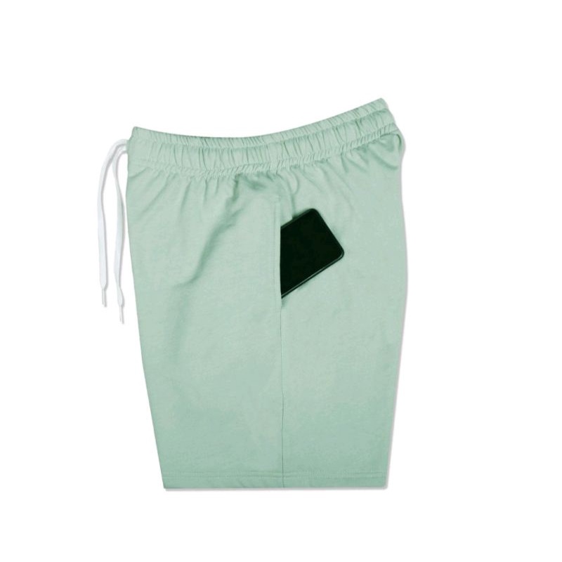 Rifle.co | Celana pendek pria wanita | boardshort hijau mint | sweatpants | Boxer |celana pendek sage muda