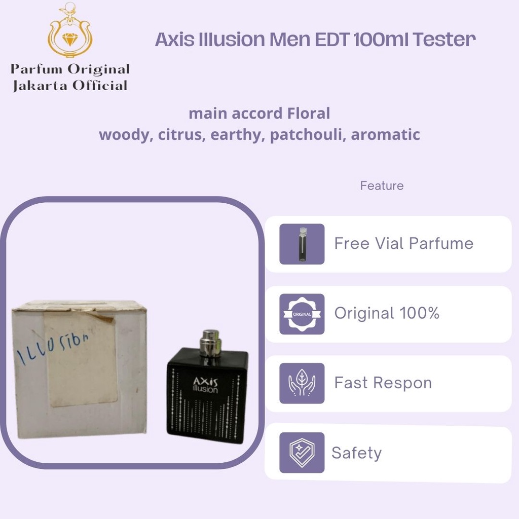Parfum Parfume Perfume Asli Perawatan Kecantikan Original Import Branded Pria Laki Laki Cowok Axis I