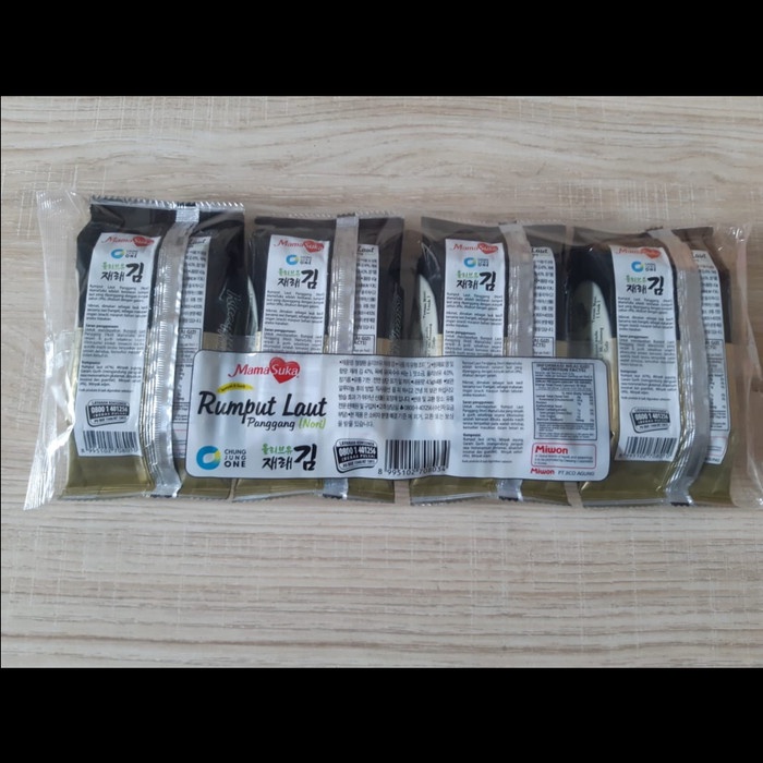 

INSTANT-CAMILAN- MAMASUKA RUMPUT LAUT PANGGANG | MAMA SUKA NORI SEAWEED 18G (4 X 4,5GR) -CAMILAN-
