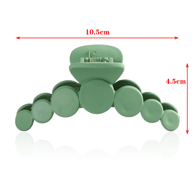 Fashion Ins Circle Claw Clips Simple Hair Clamps Solid Color Hair Clip Women Hair Accessories