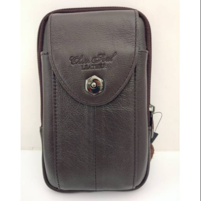 Sarung SmartPhone CheerSoul Kancing Kulit Asli