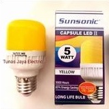 Bohlam LED 5 Watt Capsule Warna SUNSONIC