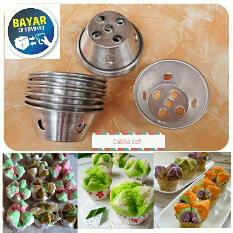 cetakan bolu kukus 12pcs