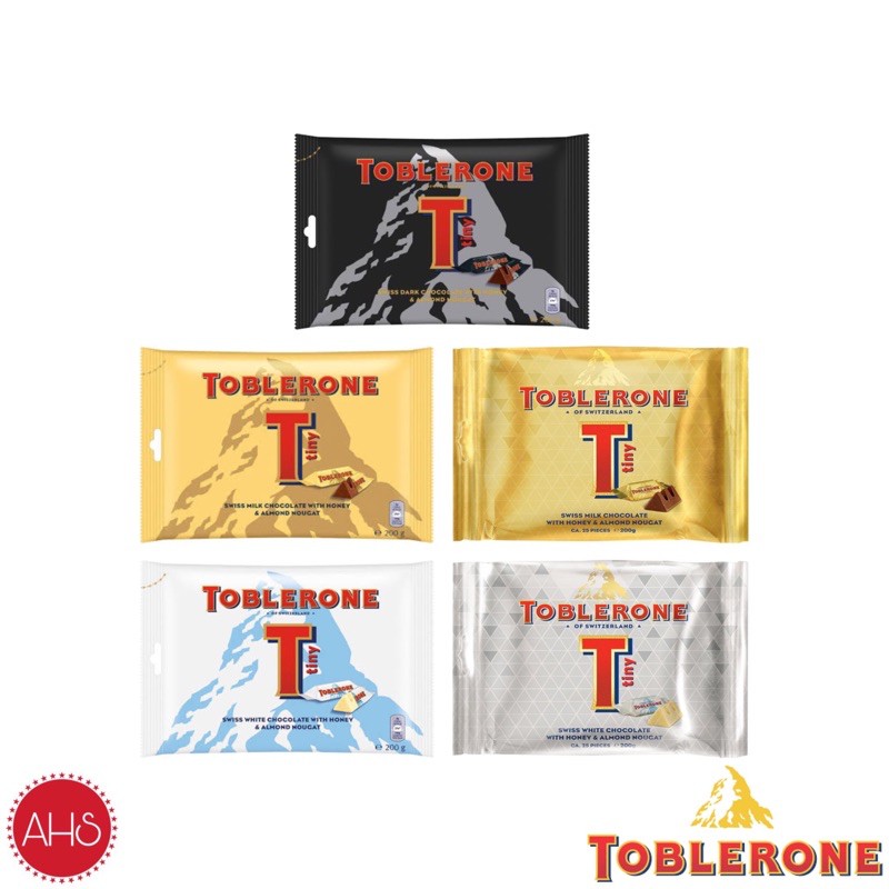 

Toblerone Tiny Mini Milk Chocolate 200g - isi 25 Tiny