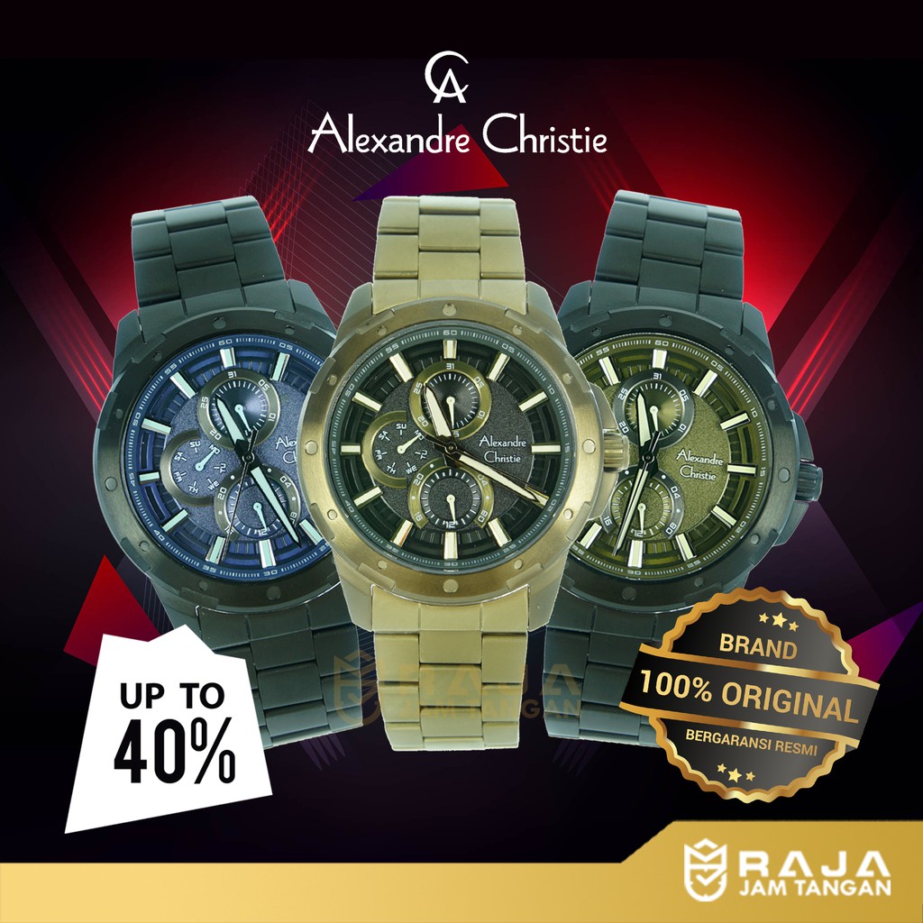 JAM TANGAN ALEXANDRE CHRISTIE AC6538MF MAN Quartz ORIGINAL
