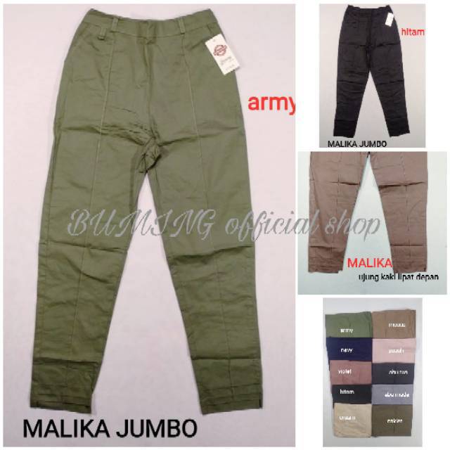 Big size baggy  pants  Celana  panjang wanita  jumbo model  