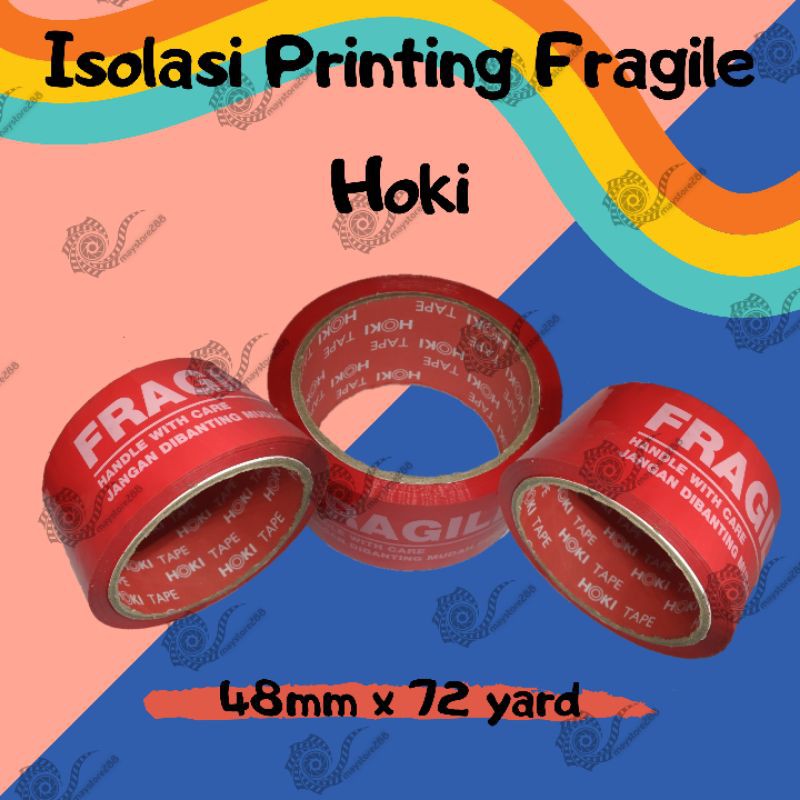 

ISOLASI PACKING PRINTING FRAGILE 48mm * 72yard