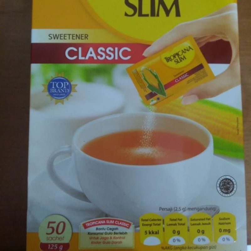 

gula tropicana slim 50 sachet