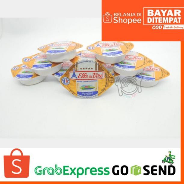 

qR2Code Elle &Vire Unsalted butter 10x10g P8Z6 (siap Kirim)