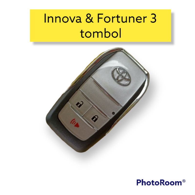 flipkey modifikasi tiga tombol toyota InnovaFortunerHiluxCamryAltis