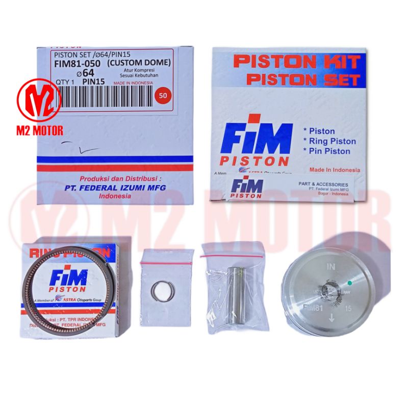PISTON KIT MIO MENTAH FIM (FIM81)50,150