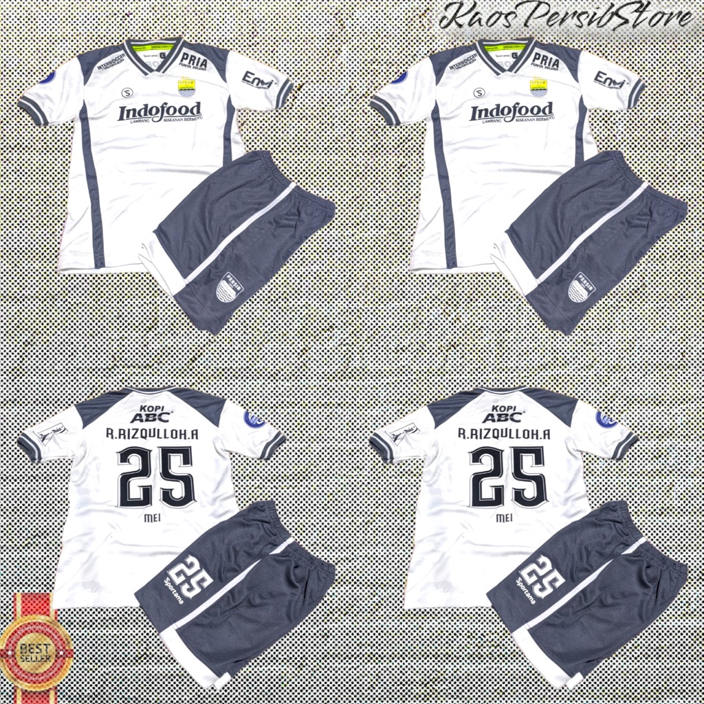 Kaos bola anak persib away PRMIUM 2022 2023 terbaru bisa request nama sendiri