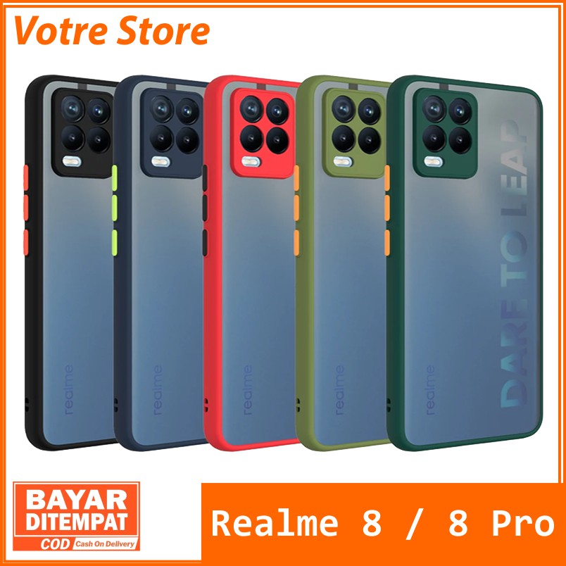 Case Realme 8 / Realme 8 Pro Casing Camera Protection Candy Case Matte Bumper Silicon Premium
