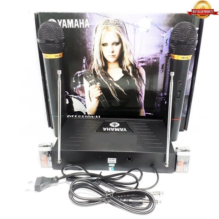 Mic Karaoke Yamaha YM-66 Professional Wireless Microphone