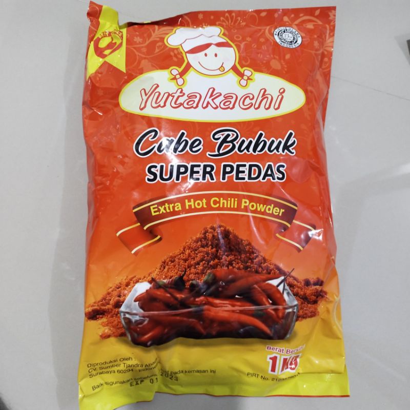 

Cabe Bubuk Super Pedas "Yutakachi" 1 kg