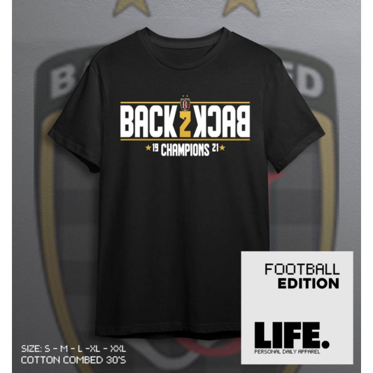 Tshirt Bali Back To Back Champions / Kaos Katun Bali Back To Back Champions / Kaos Bali Dewasa