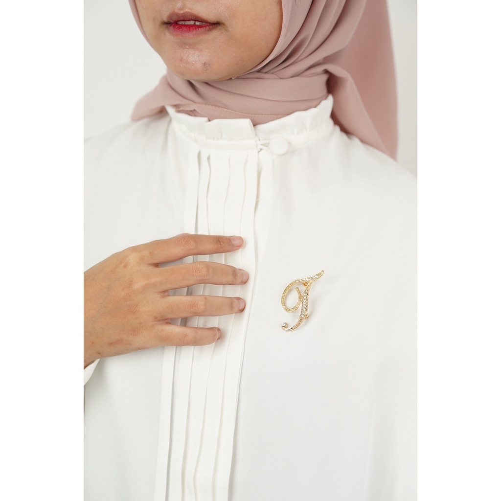 Bros Huruf Hijab Bros Peniti Jilbab Aksesoris Fashion Wanita Muslim 722