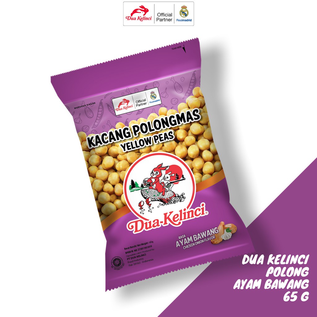 

Dua Kelinci-Kacang Polong All Varian 65gr